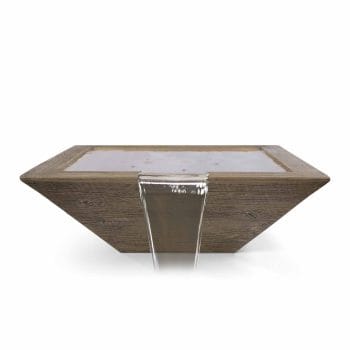 The Outdoor Plus Maya Water Bowl - Wood Grain