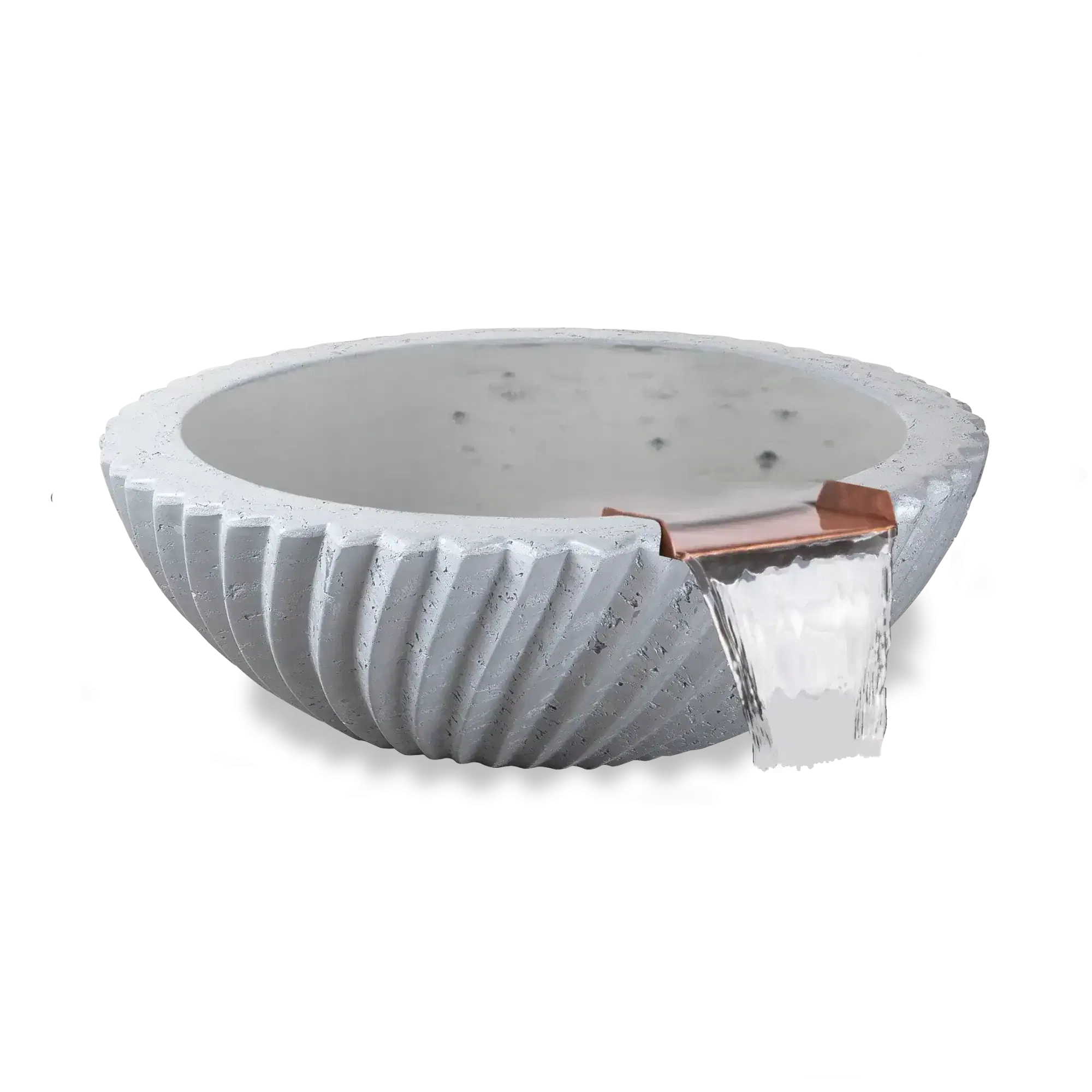 The Outdoor Plus Sedona 2 Water Bowl - GFRC Concrete