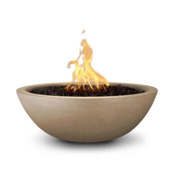 The Outdoor Plus Sedona Fire Bowl - GFRC Concrete Brown