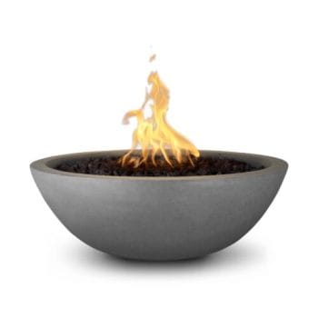 The Outdoor Plus Sedona Fire Bowl - GFRC Concrete Gray