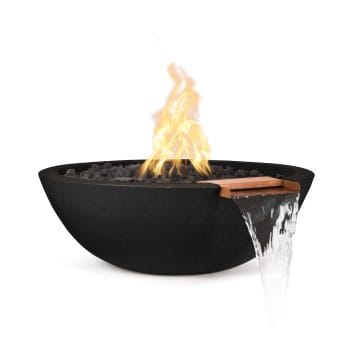 The Outdoor Plus Sedona Fire & Water Bowl - GFRC Concrete