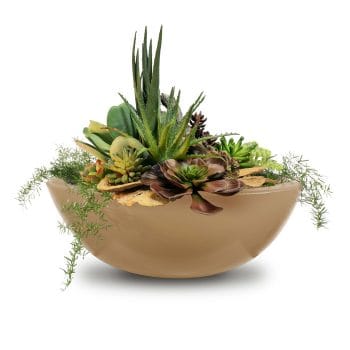 Alternative view of The Outdoor Plus Sedona Planter Bowl - GFRC  Concrete