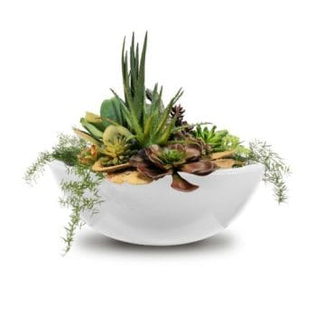 The Outdoor Plus Sedona Planter Bowl - GFRC Concrete Limestone