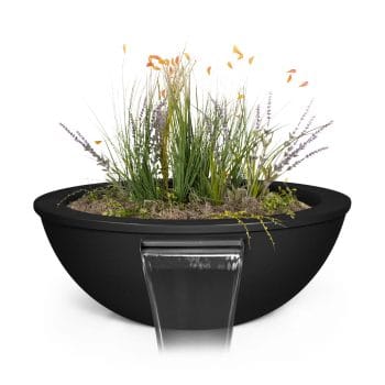 The Outdoor Plus Sedona Planter & Water Bowl - Powder Coated