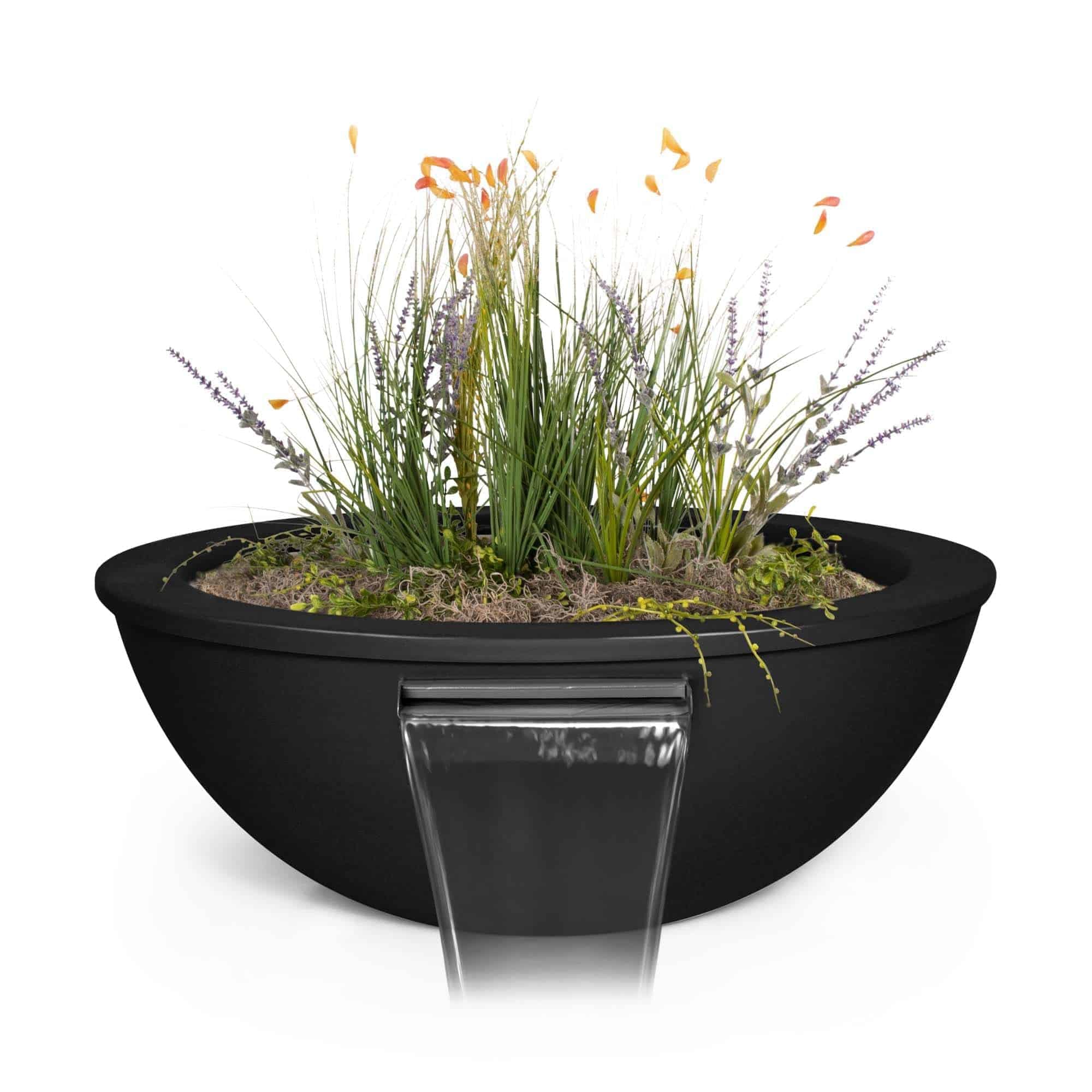 The Outdoor Plus Sedona Planter & Water Bowl - Powder Coated