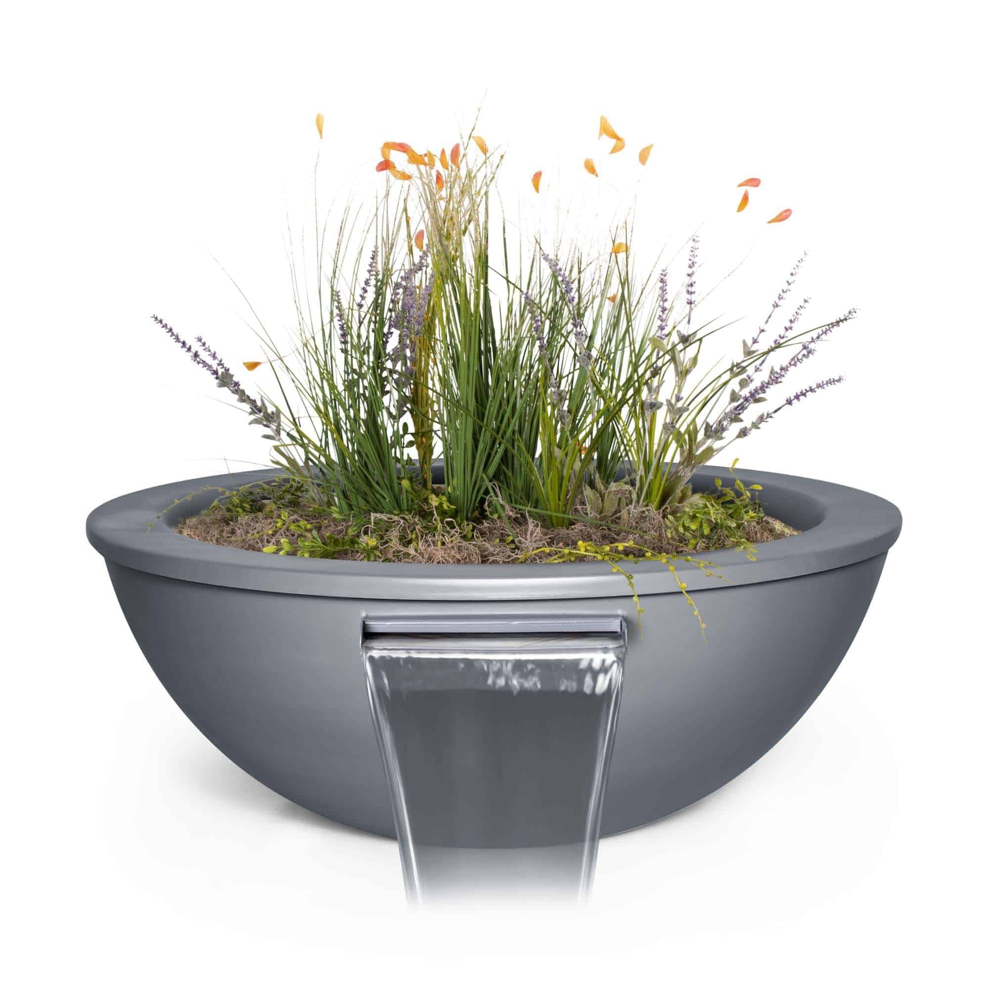 The Outdoor Plus Sedona Planter & Water Bowl - Powder Coated - Image 3