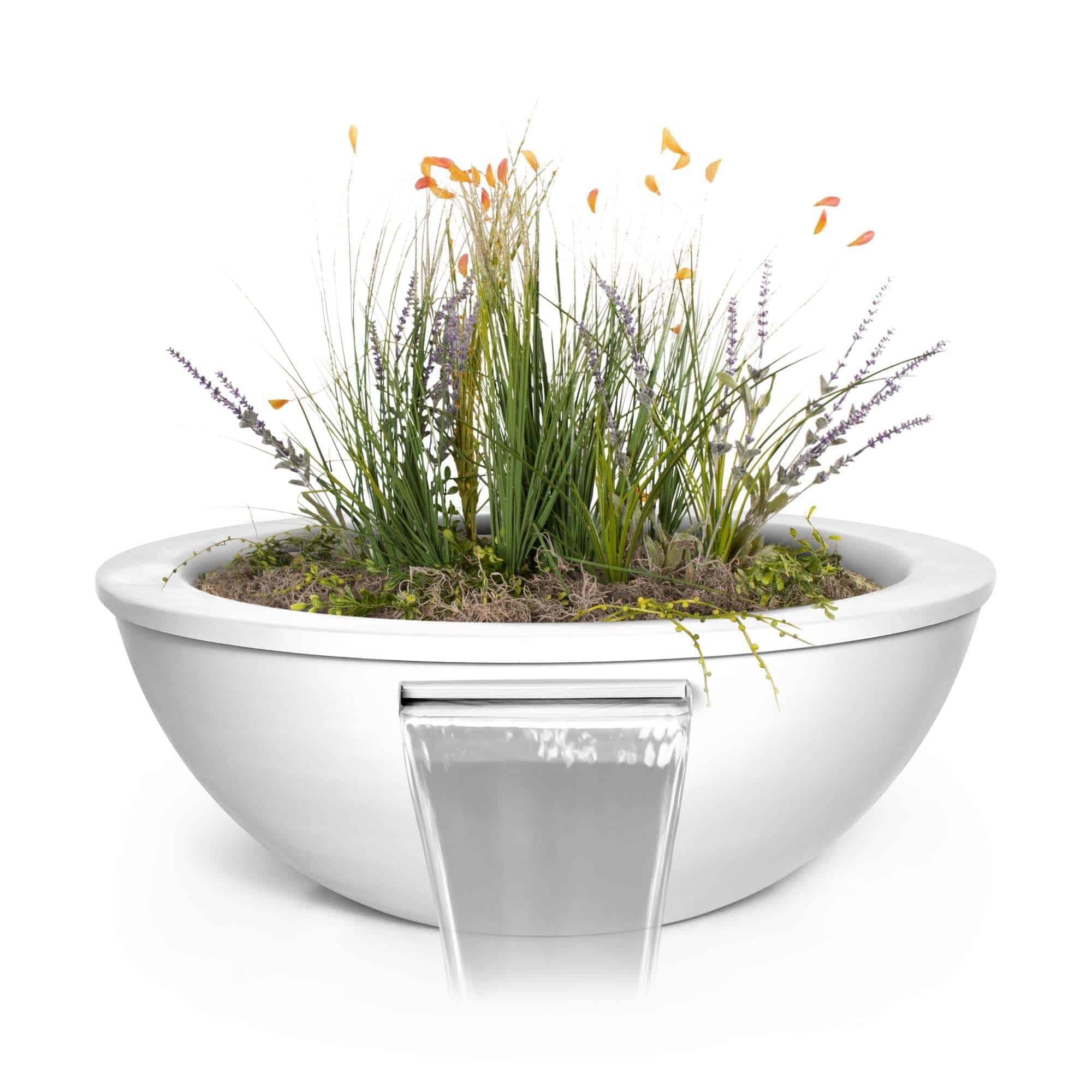 The Outdoor Plus Sedona Planter & Water Bowl - Powder Coated - Image 2