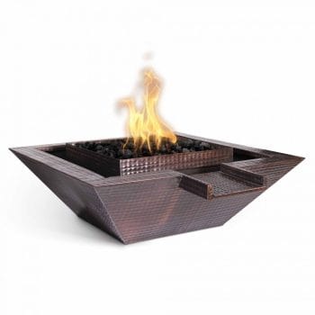The Outdoor Plus Maya Fire & Water Bowl - Gravity Spill - Metal Collection
