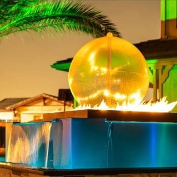 The Outdoor Plus Fire & Water Fountain