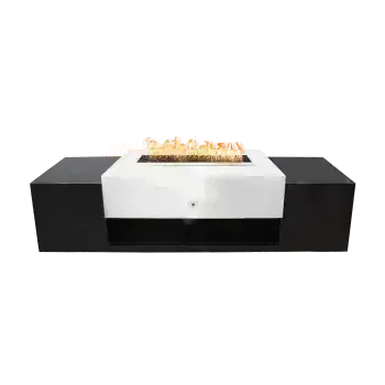 The Outdoor Plus Harbor Fire Pit - 72” - Powder Coated