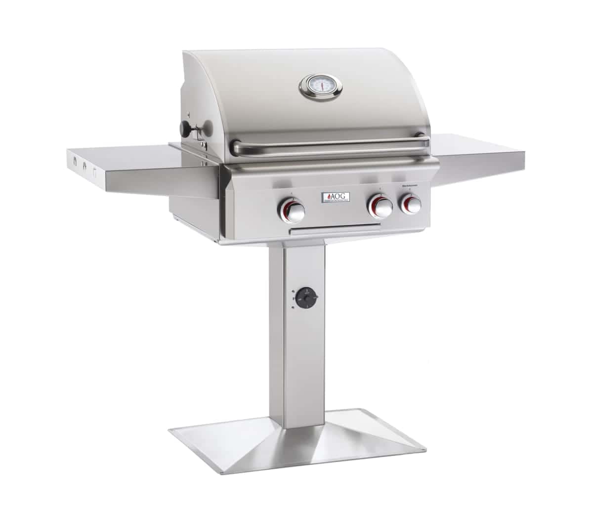 American Outdoor Grills ”L” Series Pedestal Post Grill - 24NPL