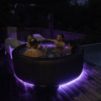 MSPA URBAN Aurora Hot Tub bottom lights purple