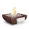 The Outdoor Plus Avalon Fire & Water Bowl - Wide Spill - Metal Collection
