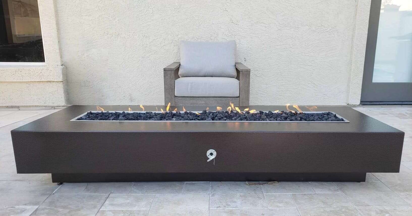 The Outdoor Plus Cabo Linear Fire Pit - Java