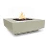 The Outdoor Plus Cabo Square Concrete Fire Pit Ash Colored