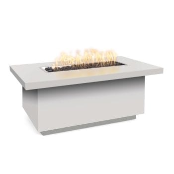 The Outdoor Plus Fremont Fire Table - 24” Height - White