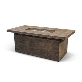 The Outdoor Plus The Grove Fire Table - Wood Grain