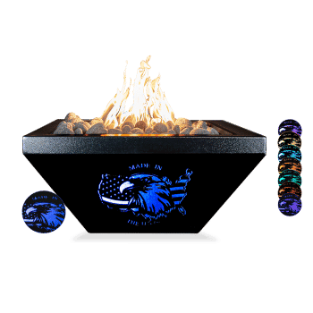 The Outdoor Plus Light House Fire Bowl - Made In USA Edition - Powder Coated