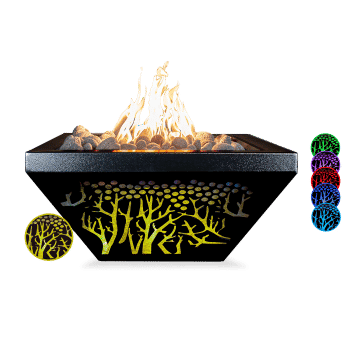 The Outdoor Plus Light House Fire Bowl - Wonderland Edition - Powder Coated