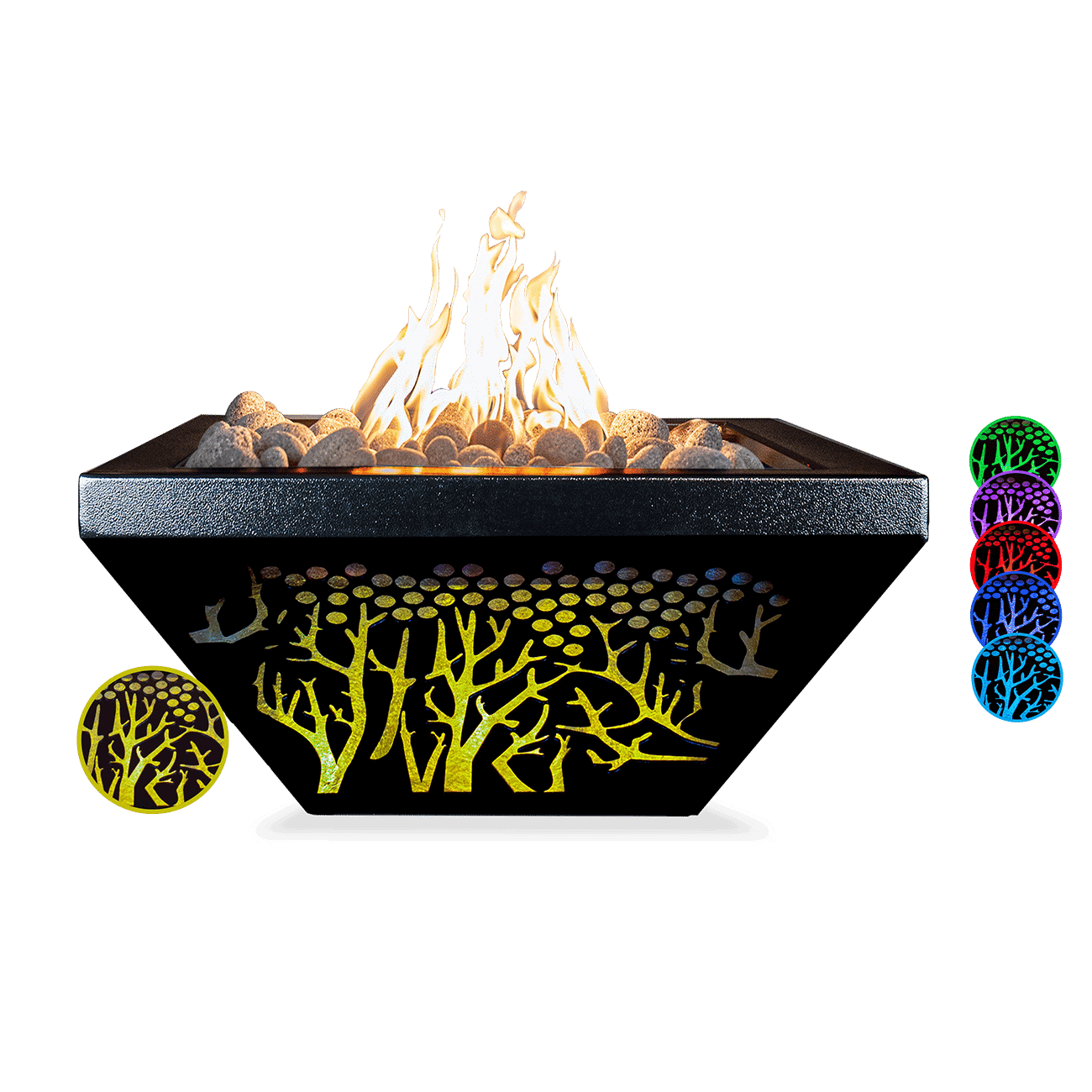 The Outdoor Plus Light House Fire Bowl - Wonderland Edition - Powder Coated