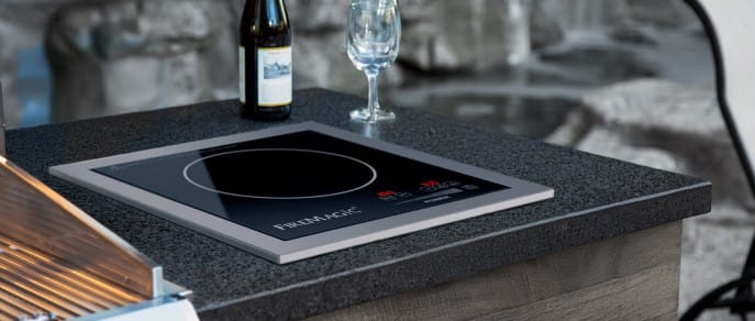 Luxury Outdoor Built-In Induction Cooktop