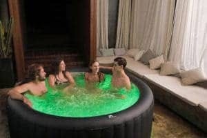 MSPA URBAN Aurora Hot Tub dark green lights