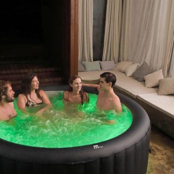 MSPA URBAN Aurora Hot Tub dark green lights
