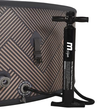 MSPA FRAME Mono Hot Tub Round Bubble Spa studio photo pump