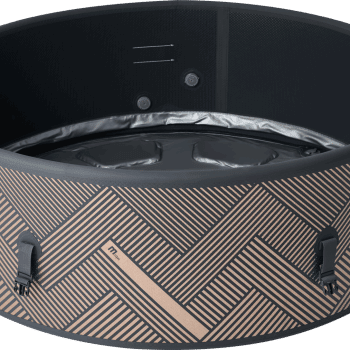 MSPA FRAME Mono Hot Tub Round Bubble Spa studio photo inside tub