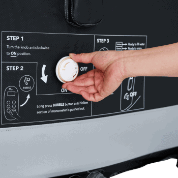 MSPA PREMIUM Portland Hot Tub Bubble Spa (6 Bathers) lifestyle knob