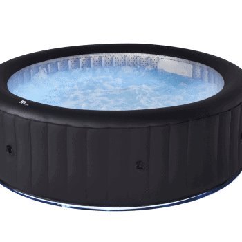 MSPA URBAN Aurora Hot Tub light blue lights with water