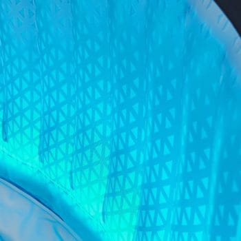 MSPA URBAN Aurora Hot Tub light blue lights technology