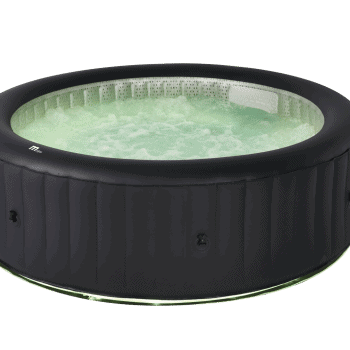 MSPA URBAN Aurora Hot Tub light green lights with water