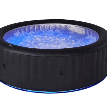 MSPA URBAN Aurora Hot Tub dark blue lights with water