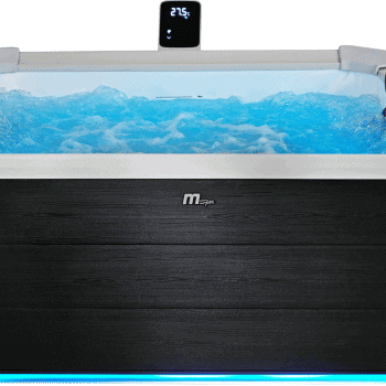 MSpa Frame Series Oslo Hot tub side with water