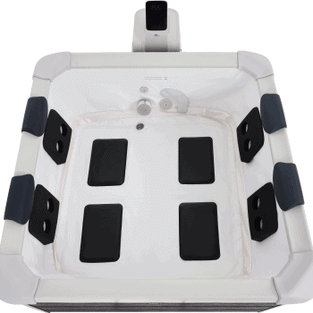 MSpa Frame Series Oslo Hot tub interior