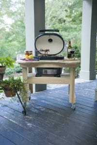Primo Oval Junior Charcoal Grill - All-In-One2