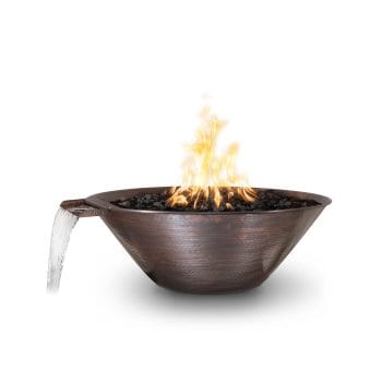 The Outdoor Plus Remi Fire & Water Bowl - Hammered Copper