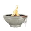 The Outdoor Plus Roma Cement Fire & Water Bowl With Copper Scupper