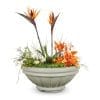 The Outdoor Plus Roma Planter Bowl - GFRC Concrete Ash