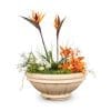 The Outdoor Plus Roma Planter Bowl - GFRC Concrete Vanilla