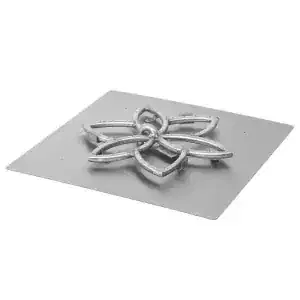 Square-Flat-Pan-with-Lotus-Burner-Match-Lit-no-valve