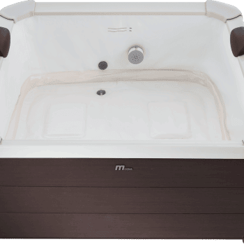 MSpa Frame Series Tribeca — Premium 6-Person Portable Hot Tub & Spa studio Photo side interior
