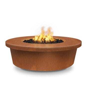The Outdoor Plus Tempe Fire Pit Corten Steel