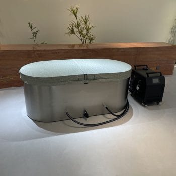 Alternative view of The Plunge Supplier Stainless Steel Cold Plunge Tub With Chiller - GD-SS01