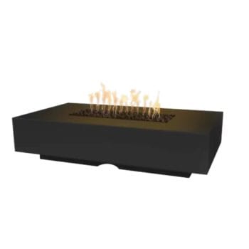 The Outdoor Plus Cabo Linear Fire Pit Black