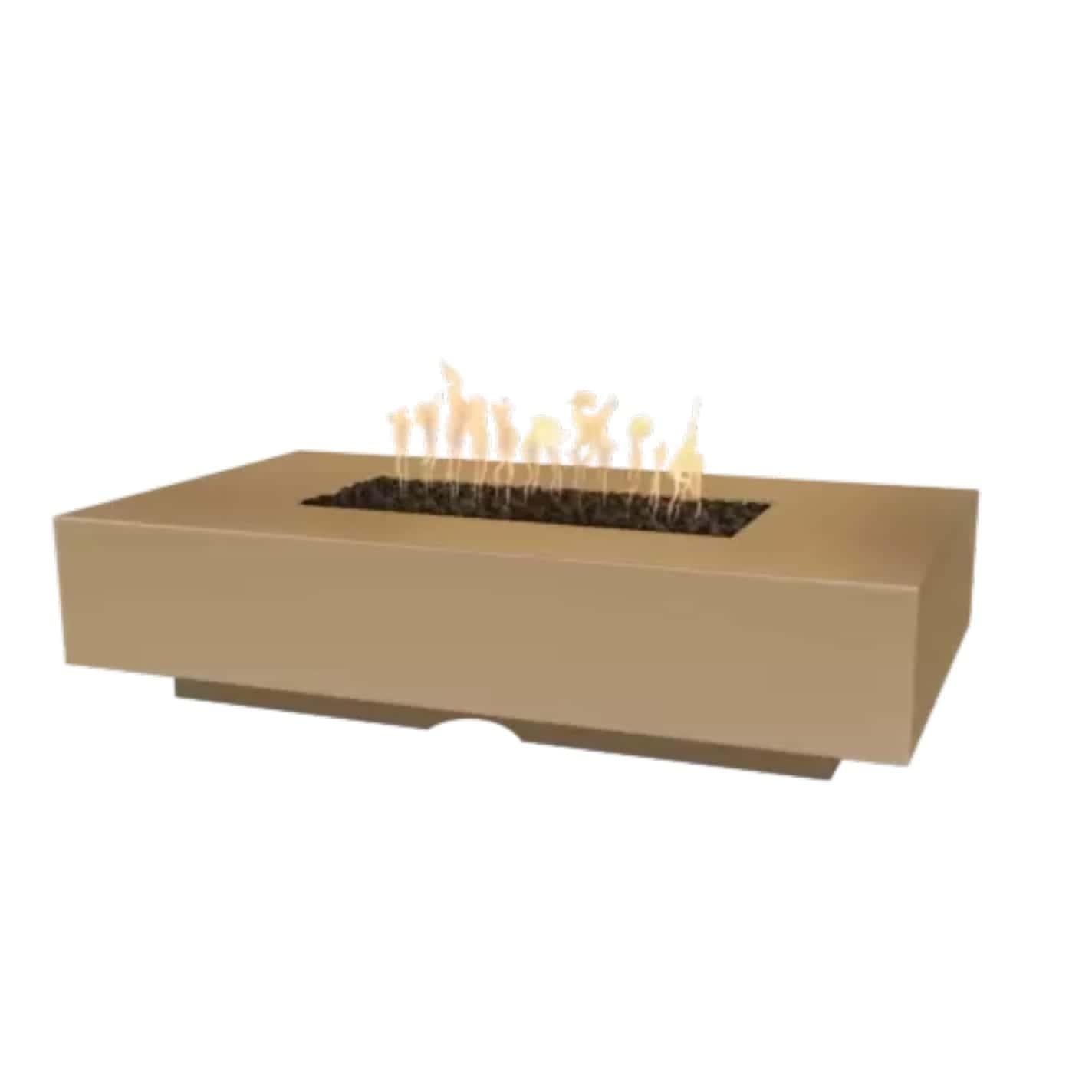 The Outdoor Plus Cabo Linear Fire Pit Brown