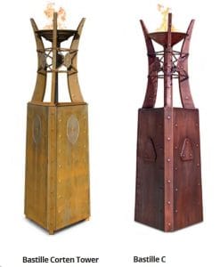 Bastille Fire Tower - Corten Steel and Copper