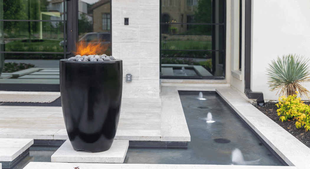 the Outdoor Plus Fire Pillar