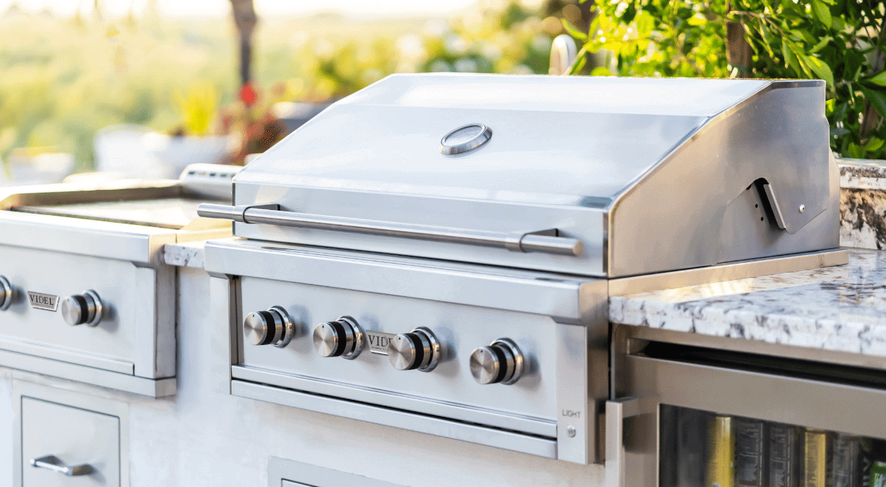 videl Bbq grill outdoor kitchen